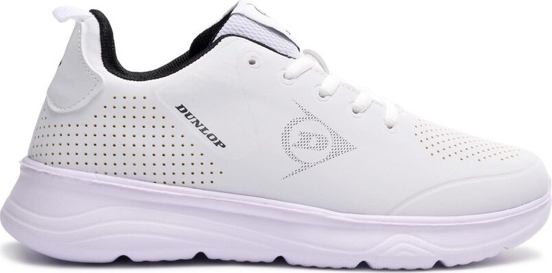 Белые женские легкие пешеходные кроссовки Dunlop