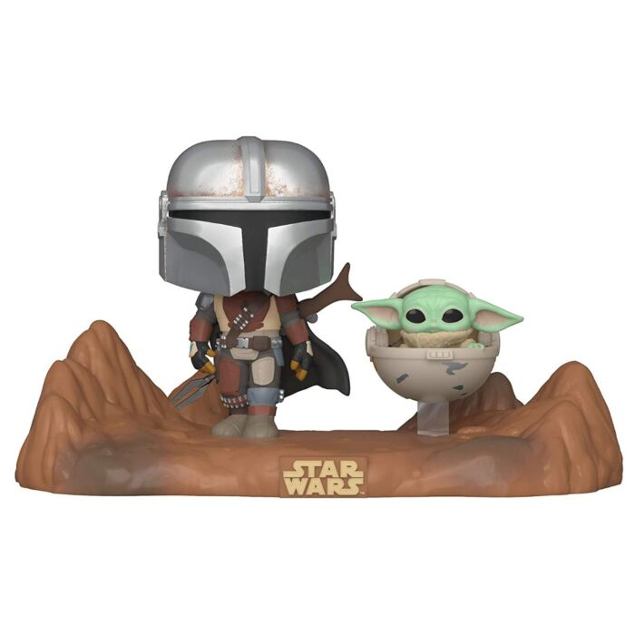 Funko: The Mandalorian. Фигурка POP Moment: Mandalorian & The Child