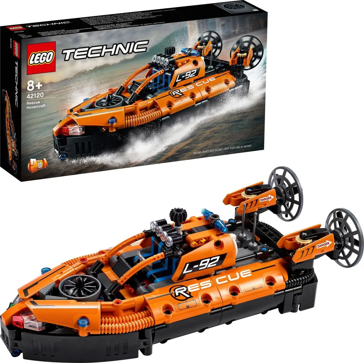 Конструктор LEGO TECHNIC Спасательное судно на воздушной подушке 42120