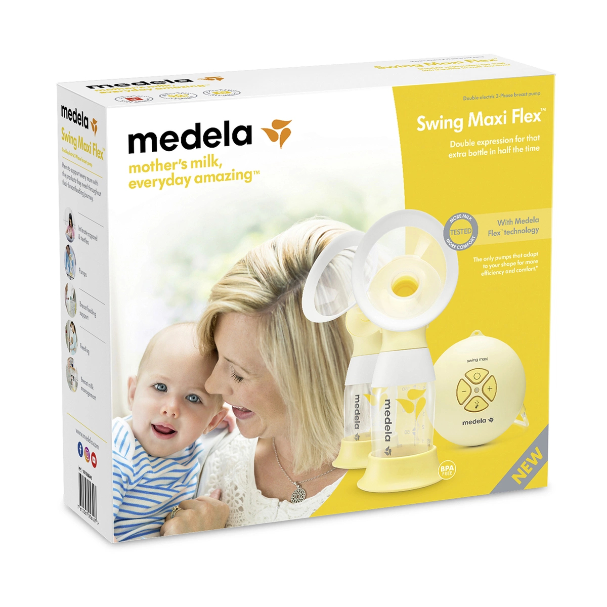 Молокоотсос Swing Maxi Flex электрический двухфазный Medela 101033827
