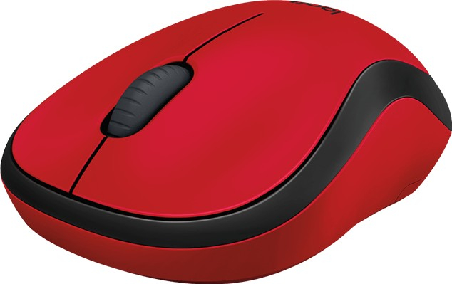 Мышка беспроводная USB Logitech M220 Silent (910-004880), Красный