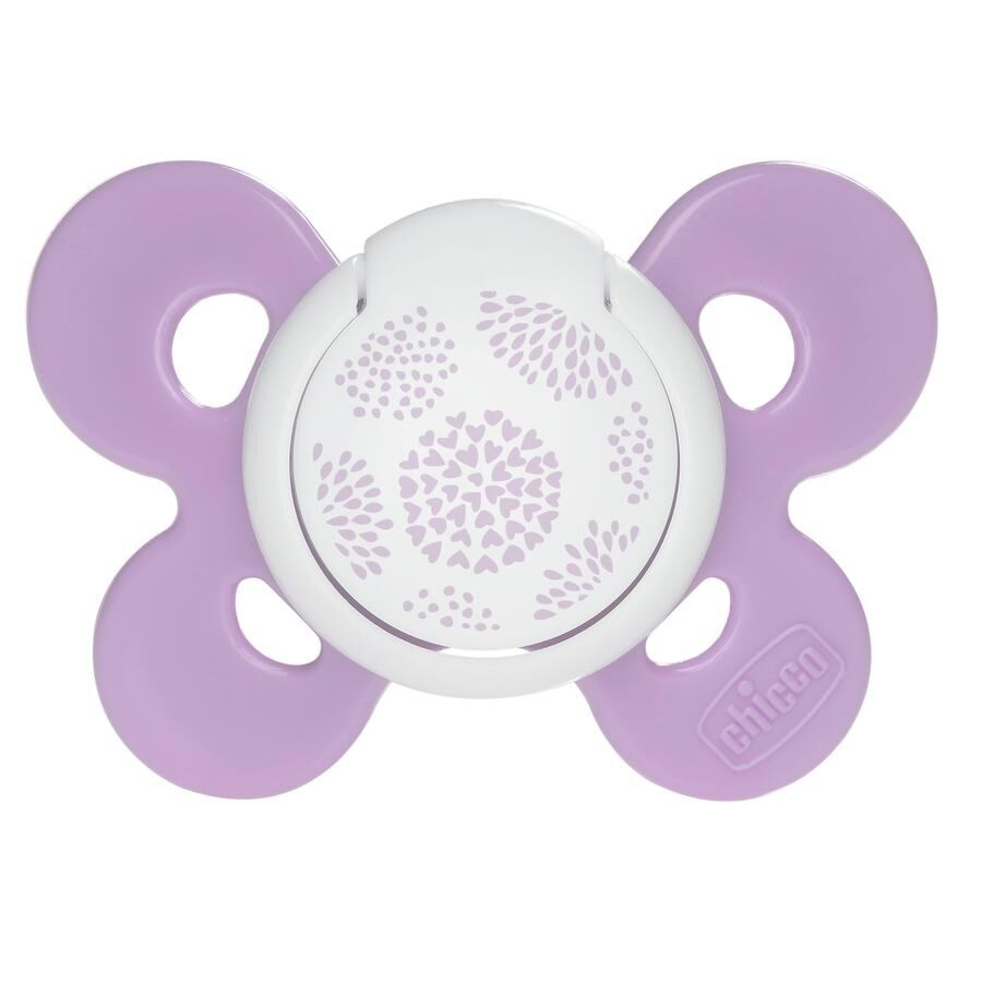 Пустышка Chicco Physio Comfort 6м+ 2шт фиолетовая