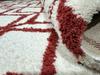 Milat Hali ковер 150x230 см, Gold Shaggy P128F White Red