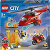Конструктор LEGO CITY Спасательный пожарный вертолёт 60281