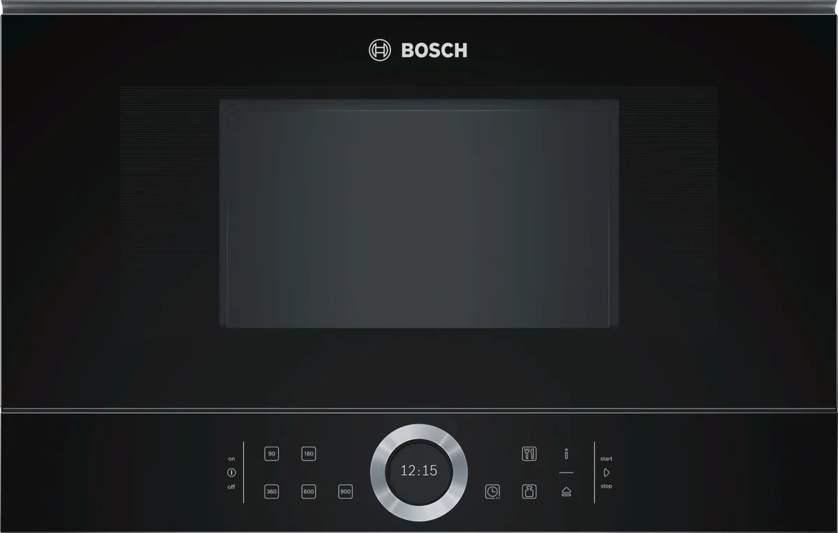 Встраиваемая микроволновая печь Bosch BFL-634GB1 Черная