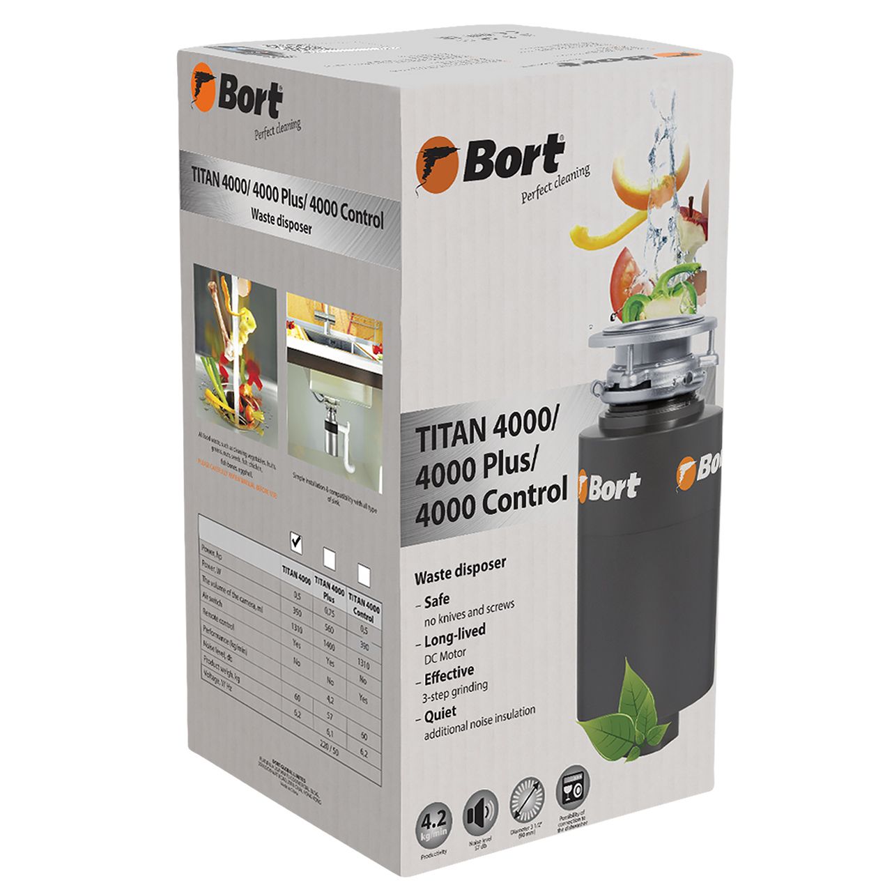 Измельчитель бытовых отходов Bort TITAN 4000 в онлайн-маркете .