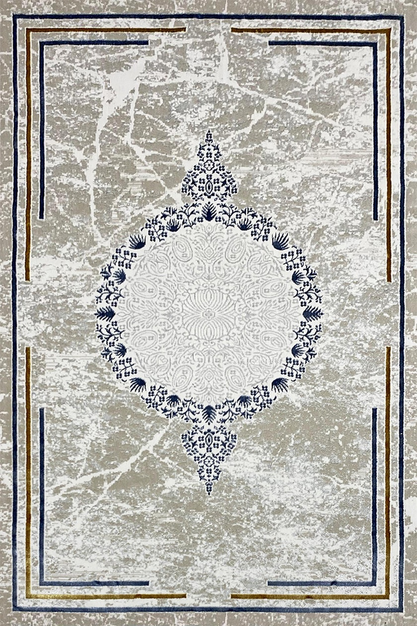 Bal Tekstil ковер 150x300 см, Magnat L014D Cream Blue