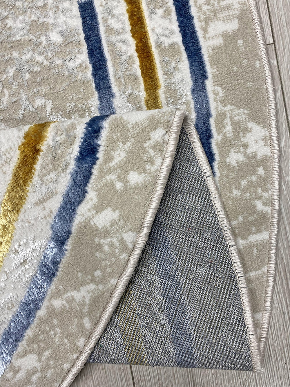 Bal Tekstil ковер 150x230 см, Magnat L014D Cream Blue Oval