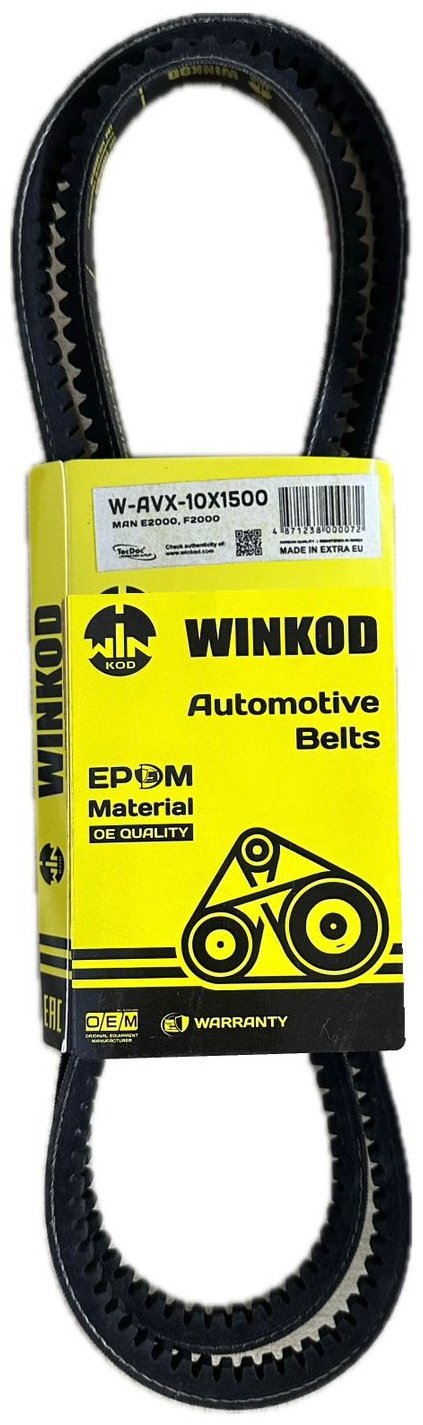Winkod ремень W-AVX-10X1500