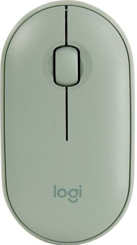 Мышка беспроводная USB/BT Logitech Pebble M350 (910-005720), Зеленый