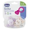 Пустышка Chicco Physio Comfort 6м+ 2шт фиолетовая