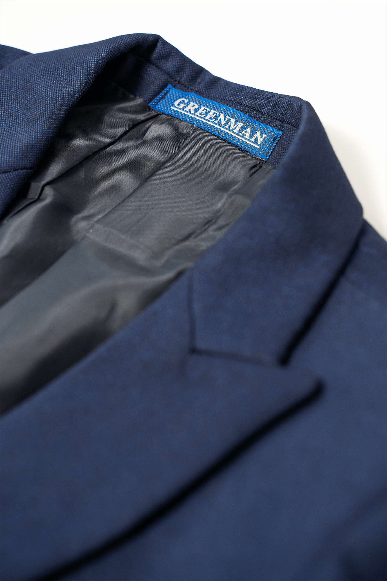 Школьный костюм тройка Greenman размер 34 темно-синий