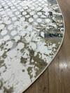 Bal Tekstil ковер 150x300 см, BF517BB Cream Gray oval Bomonti