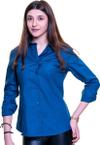 Женская футболка Exve Exclusive однотонная с длинным рукавом цвета фуксии