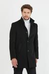 Пальто Mero Life для мужчин светло-серого цвета с воротником-стойкой