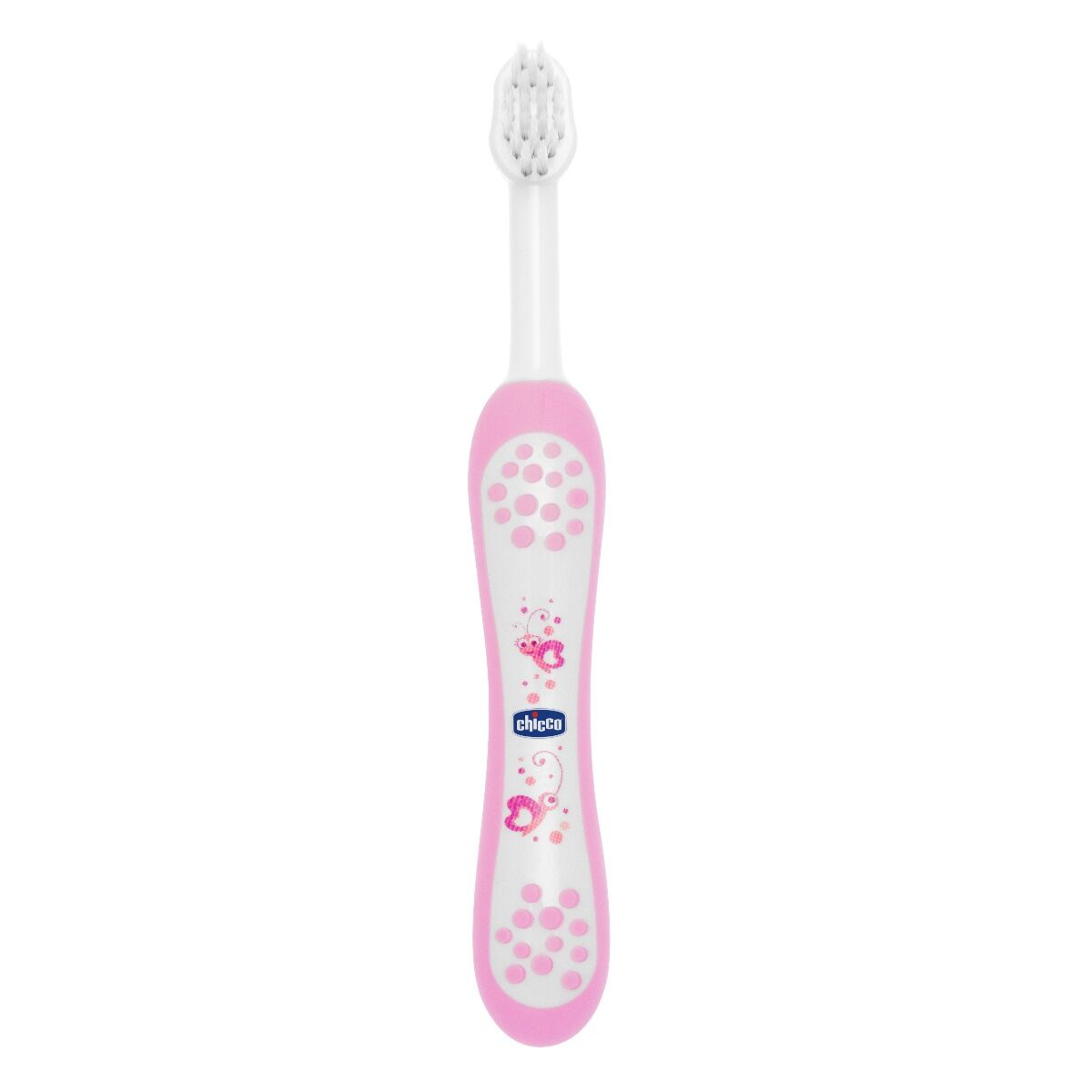 Зубная щетка Chicco, розовый 6м+