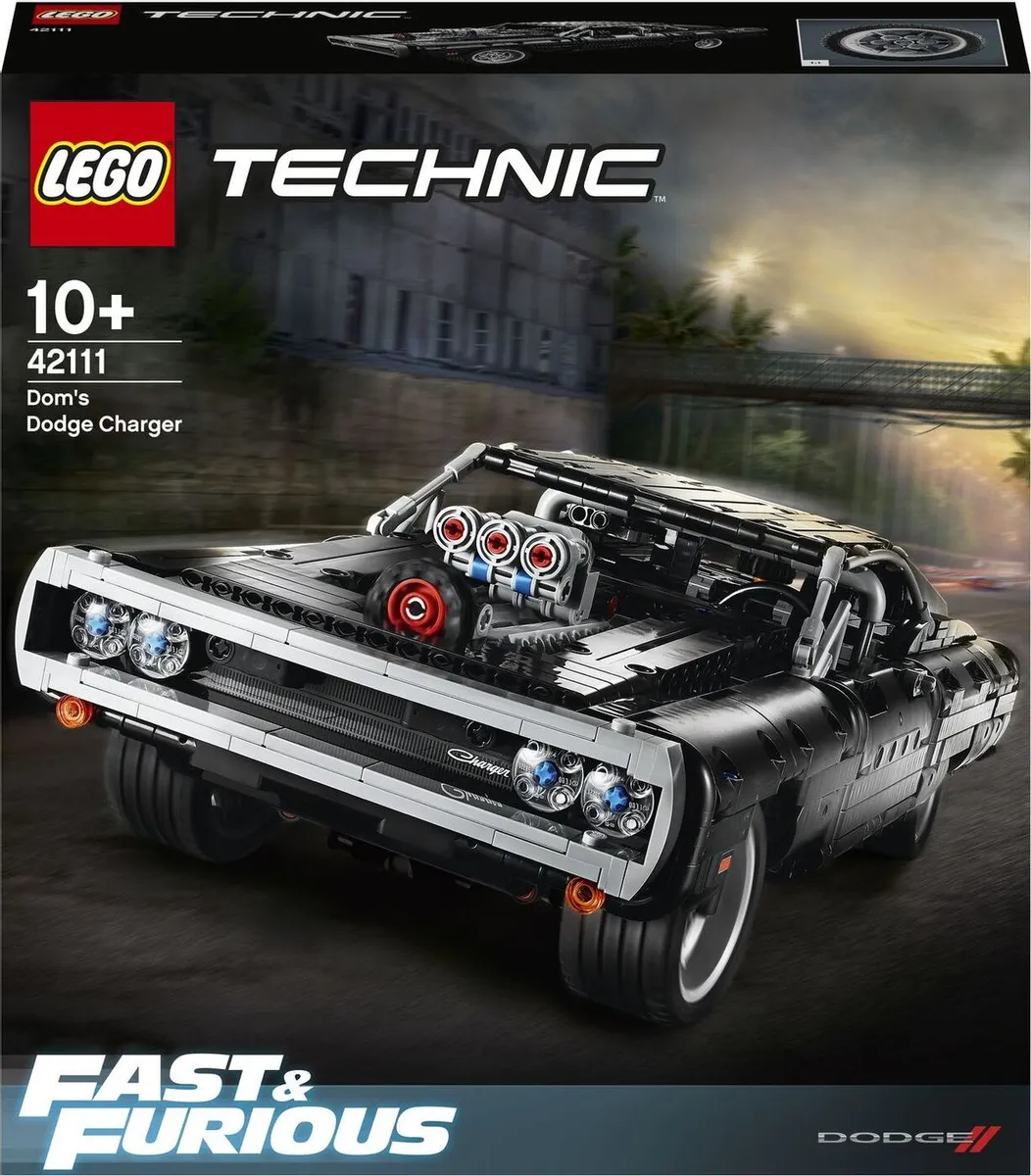 Конструктор LEGO TECHNIC Dodge Charger Доминика Торетто 42111