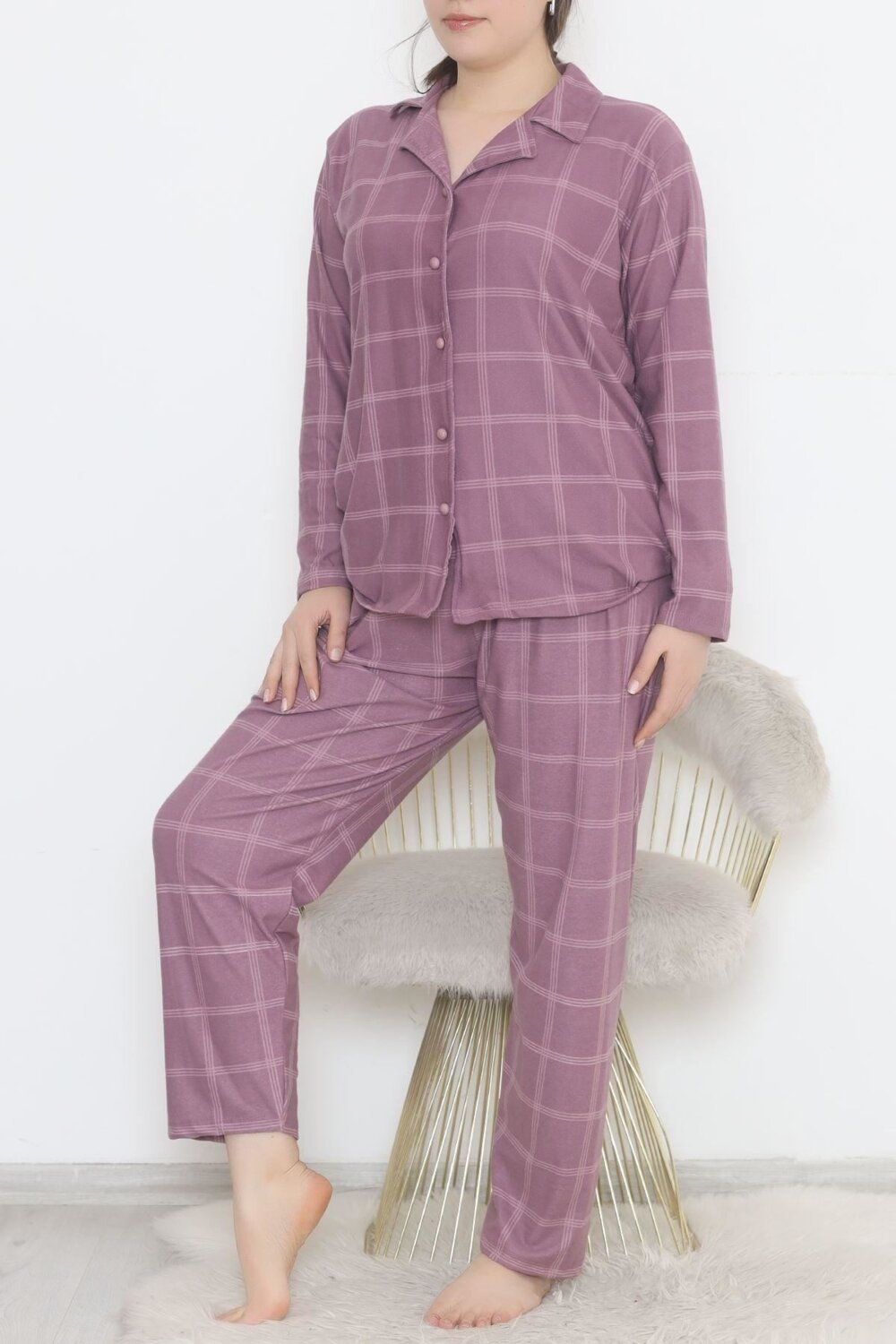 Пижама женская Nc World 4XL Фиолетовый 455.1287