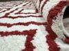 Milat Hali ковер 150x230 см, Gold Shaggy P127F White Red