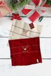 Полотенца Farya Home Premium 2 шт. 40х60 с вышивкой на Рождество в подарочной коробке на Рождество