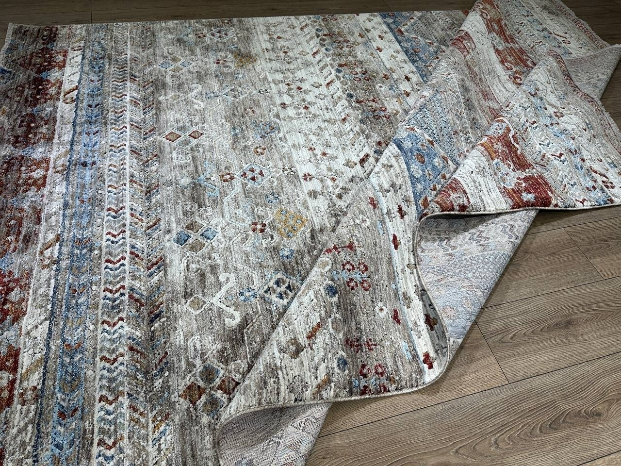 Milat Hali ковер 150x200 см, AQUA K852A Beige Lblue