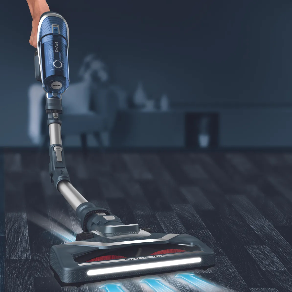 Вертикальный пылесос Tefal TY-9890WO Синий