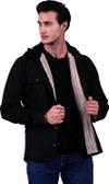 Эксклюзивная хаки куртка-рубашка с капюшоном для зимнего лесоруба с шерстью внутри