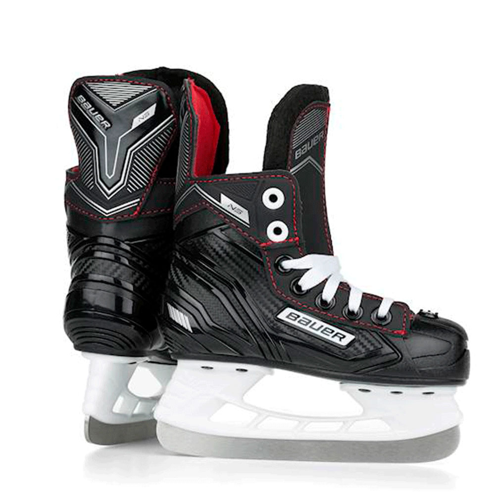 Bauer  коньки хоккейные NS - Yth (7R (25), черный)