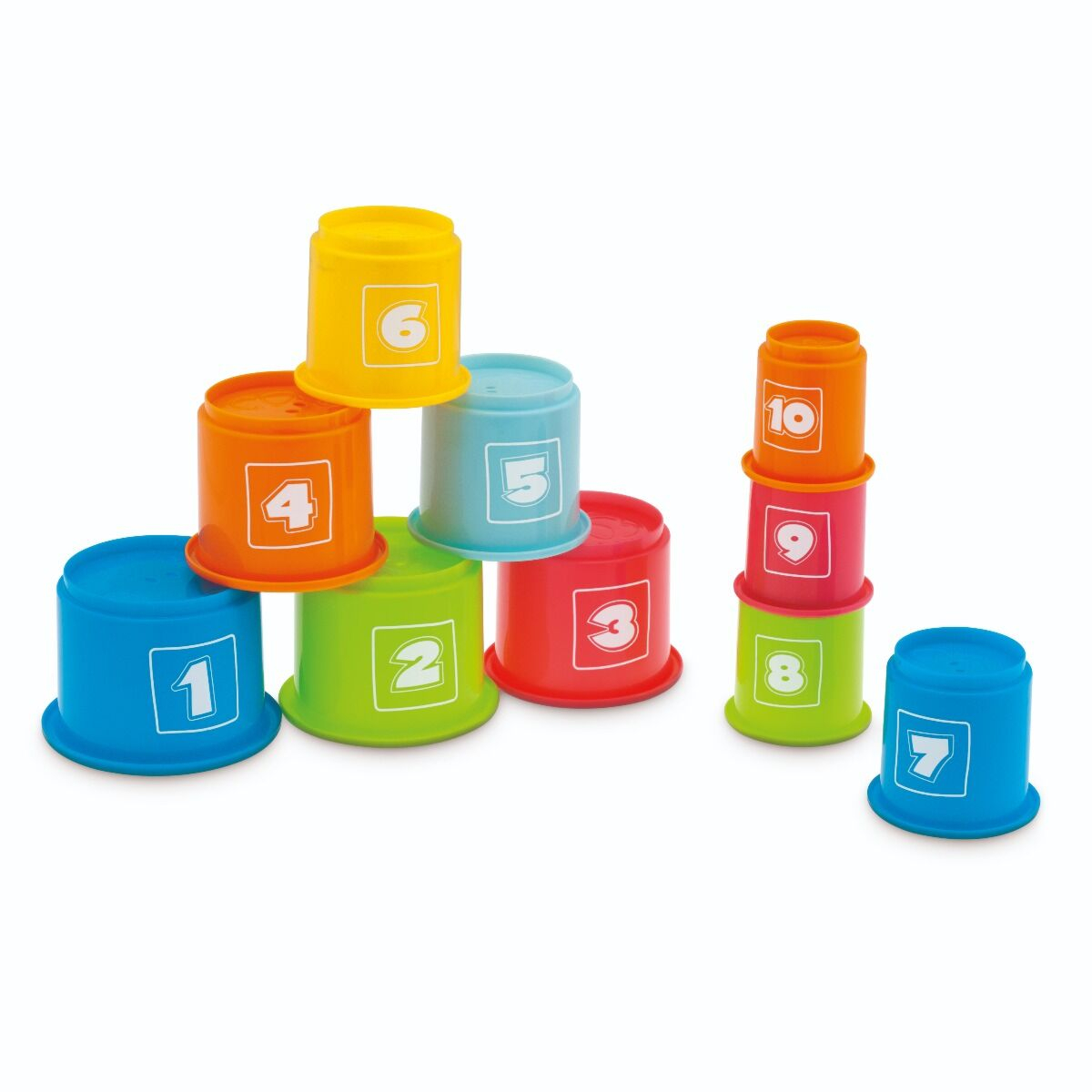 Развивающая игрушка Chicco Занимательная пирамидка с цифрами 6м+