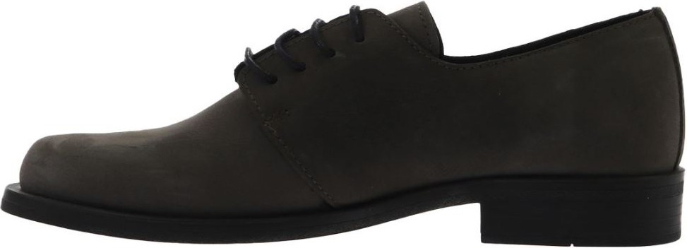 Женские классические туфли Bueno из темного замши серого цвета.