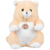 Мягкая игрушка Lapkin Толстый кот персиковый 16см