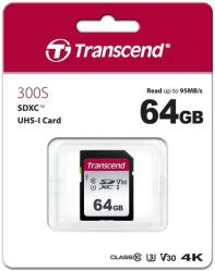 Карта памяти Transcend TS64GSDC300S 64GB