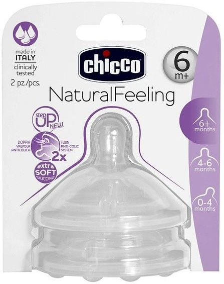 Chicco Natural Feeling для каш 2 шт 6м+