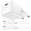 Адаптер питания ACEFAST, 1*USB-C, mini PD30W GaN, white (A77wt - ACEFAST)