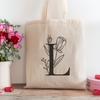 E-Gift Shop L Letter Design Shopping Beach Tote Bag