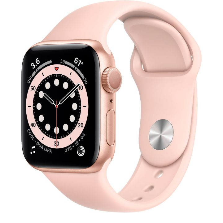 Смарт-часы Apple Watch Series 6 40mm золотистый+розовый