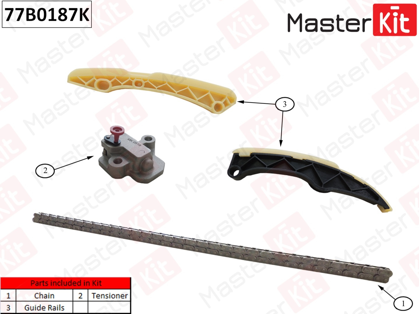 MasterKit цепной комплект 77B0187K