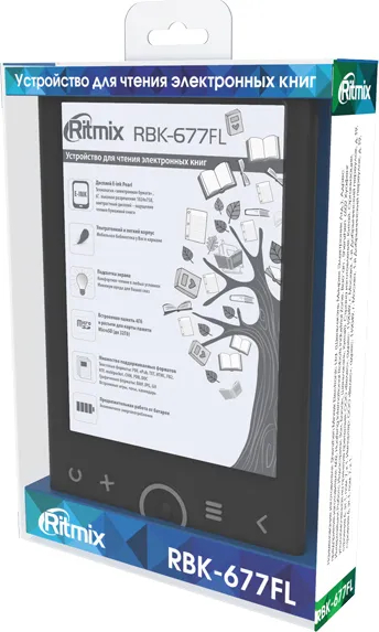 Электронная книга Ritmix RBK-677FL black