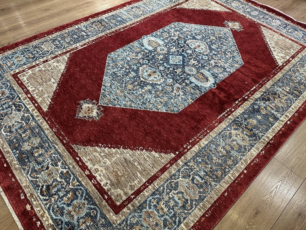 Milat Hali ковер 150x200 см, AQUA K643C Red Dblue