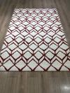 Milat Hali ковер 150x230 см, Gold Shaggy P128F White Red