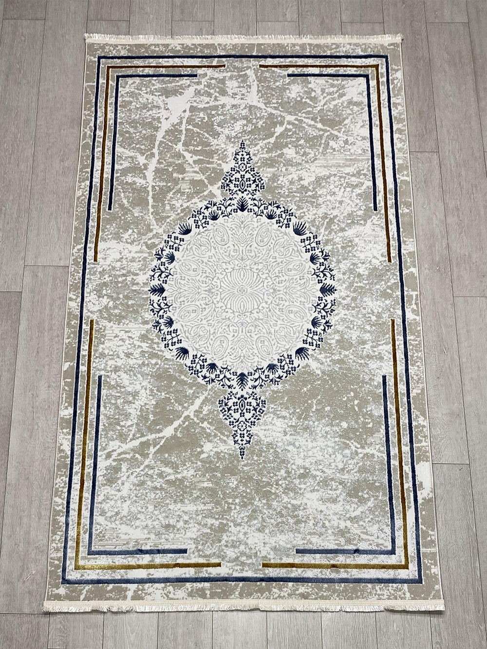 Bal Tekstil ковер 150x300 см, Magnat L014D Cream Blue