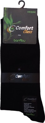 Носки из бамбука Comfort Class Comfort, 3 пары, черного цвета, без швов