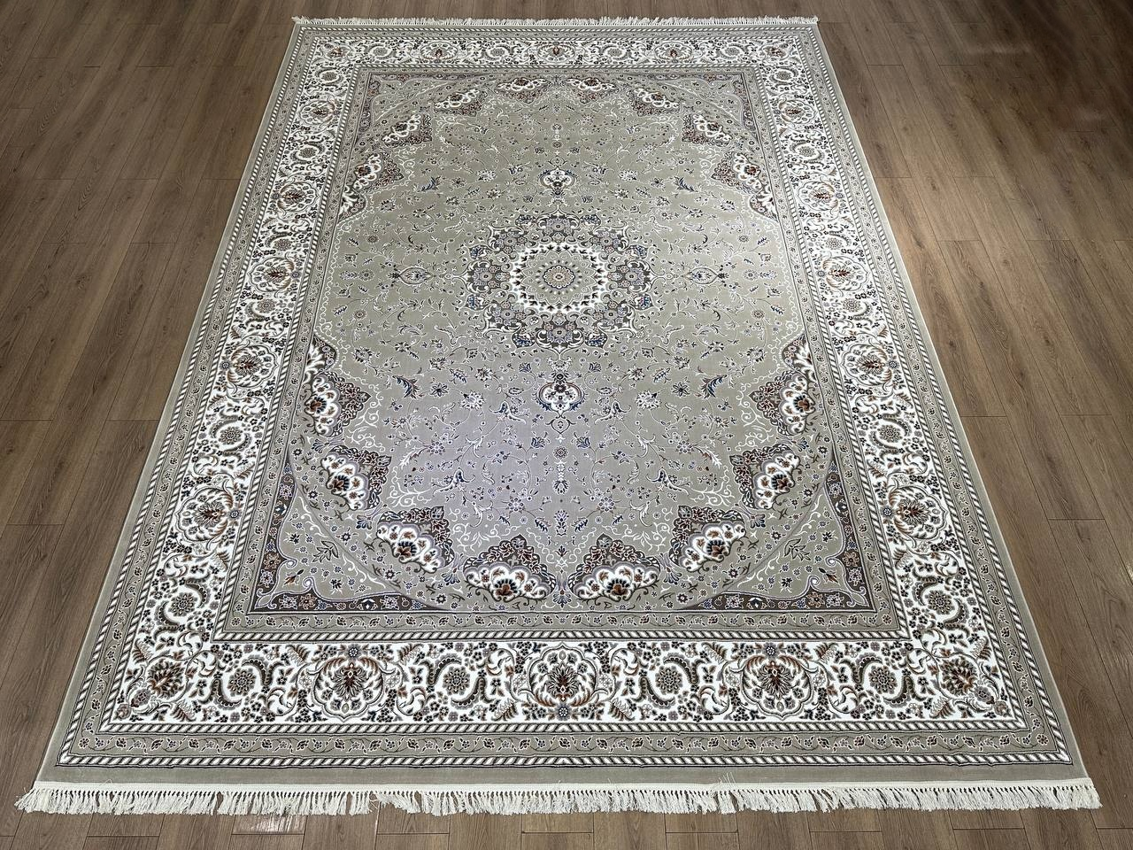 Bal Tekstil ковер 150x230 см, Esmat F181B Cokme Beyaz Beige