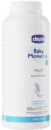 Тальк-пудра Chicco "Baby moments" с рисовым крахмалом 150 гр 0м+