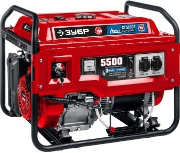 Электростанция газо-бензиновая ЗУБР СГ-5500Е