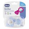 Пустышка Chicco Physio Comfort 0+ 2шт голубая