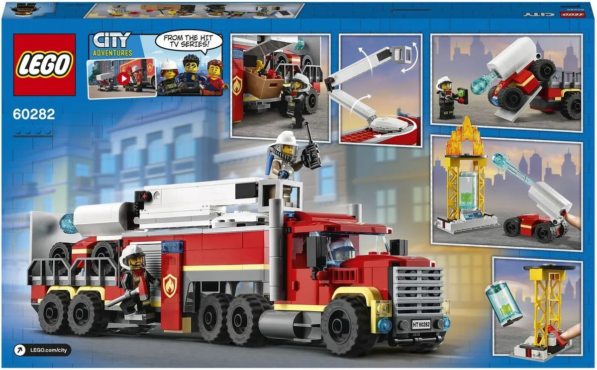 Конструктор LEGO CITY Команда пожарных 60282