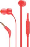 Наушники вставные с микрофоном JBL JBLT110 Red