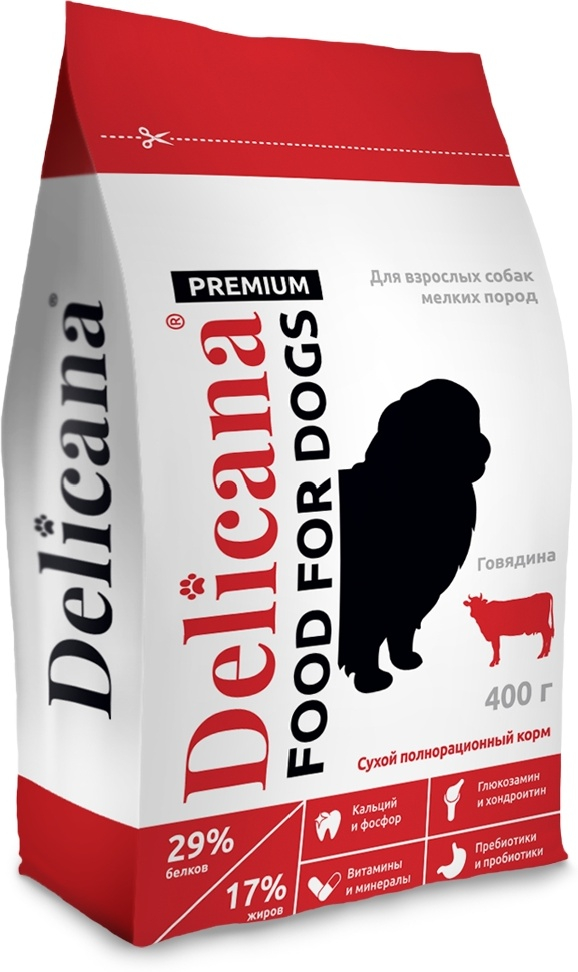 ProРацион Delicana говядина 0.4 кг