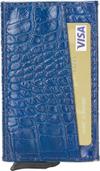 PLM Torres Leather Mechanism Card Holder Yk7 Blue